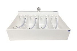 Bancada Reuso 4 Módulos Pvc Com Manômetro (80 Cm) - Permution 
